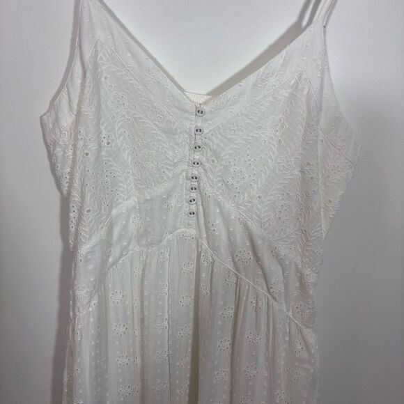 Sundance White Eyelet Arezzo Dress NEW Size Large - Picture 5 of 13